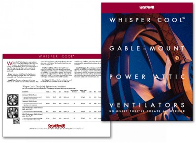 Packaging: Point of Purchase for Cooling Product, CertainTeed